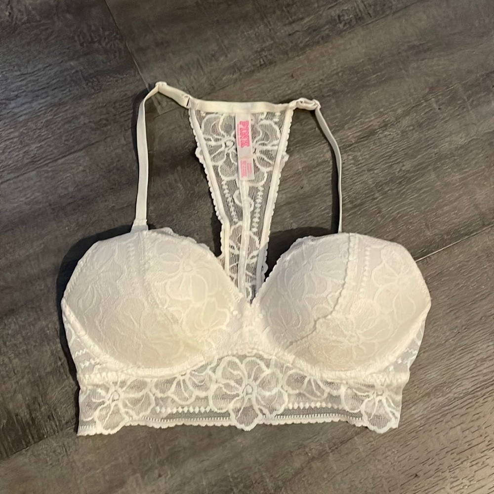 Victoria's Secret Pink lace pushup bra